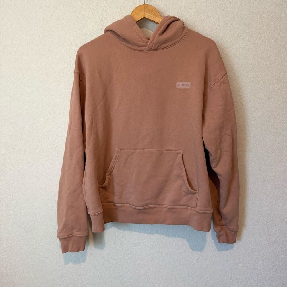 Set Active Terracotta Clay Pullover Hoodie Sweatshirt Women's Size Medium